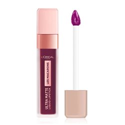 L'OREAL LES MACARONS ULTRA MATTE LIQUID LIPSTICK 830 BLACKCURRANT CRUSHMUJER