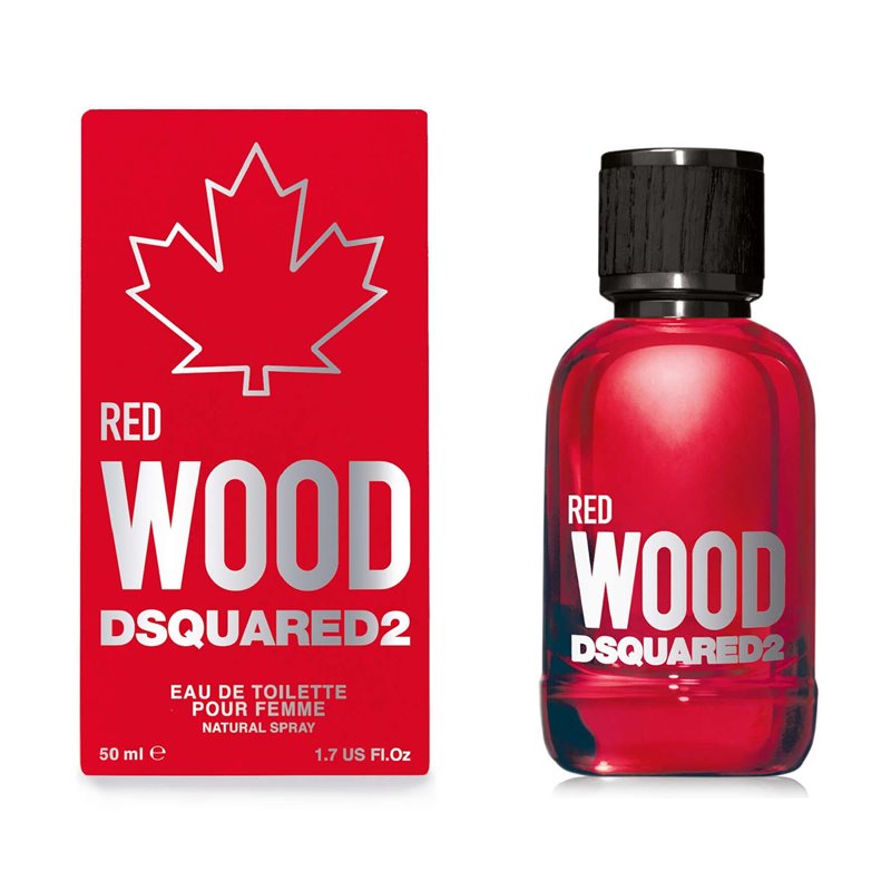 DSQUARED RED WOOD EAU DE TOILETTE POUR FEMME 50ML VAPORIZADOR;HOMBRE