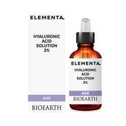 BIOEARTH ELEMENTA CONCENTRADO AGE SOLUTION HYALURONIC ACID 10ML;MUJER