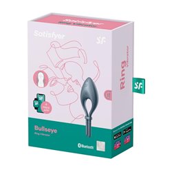 SATISFYER BULLSEYE ANILLO VIBRADOR GRIS 1UNUNISEX