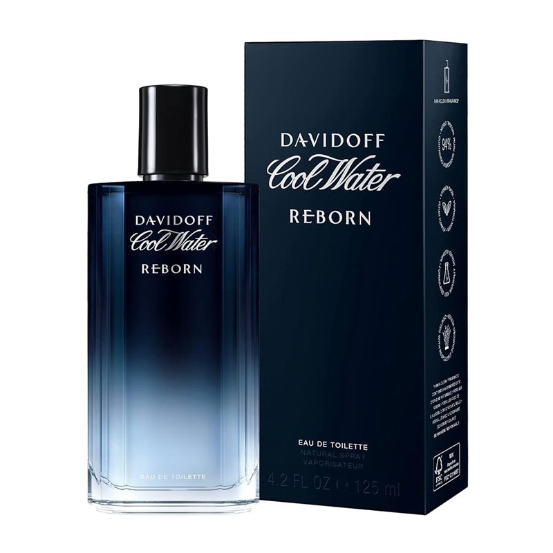 DAVIDOFF COOL WATER REBORN EAU DE TOILETTE 125ML VAPORIZADORHOMBRE