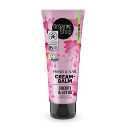 ORGANIC SHOP CHERRY & LOTUS BALSAMO DE UÑAS CREAM-BALM 75ML;UNISEX