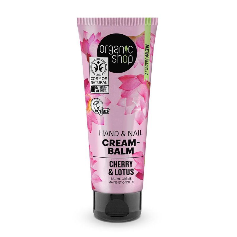 ORGANIC SHOP CHERRY & LOTUS BALSAMO DE UÑAS CREAM-BALM 75ML;UNISEX