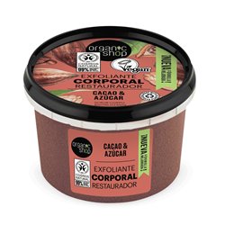 ORGANIC SHOP CACAO EXFOLIANTE CORPORAL CHOCOLATE BELGA 1UN;MUJER