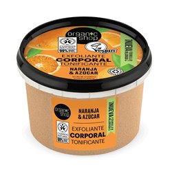 ORGANIC SHOP NARANJA SICILIANA EXFOLIANTE CORPORAL TONIFICANTE 1UN;MUJER