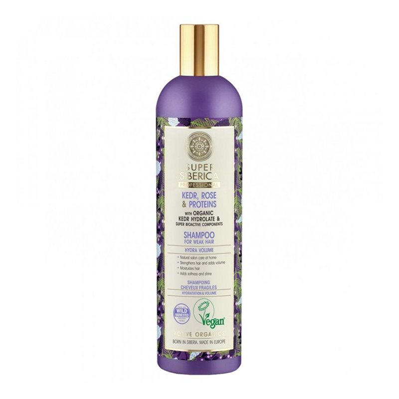 NATURA SIBERICA PINO ROSA Y PROTEINAS CHAMPU PROFESIONAL CABELLO DEBIL 400ML;MUJER