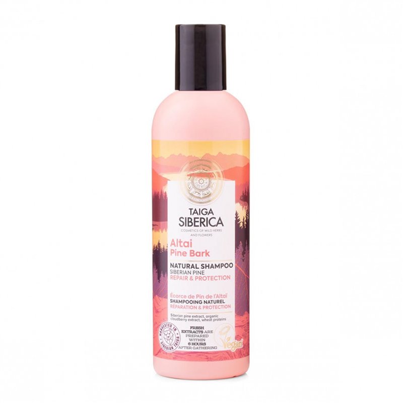 TAIGA SIBERICA ALTAI PINE BARK NATURAL SHAMPOO 270MLMUJER