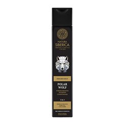 NATURA SIBERICA CHAMPÚ ACONDICIONADOR FORTALECEDOR 2 EN 1 LOBO POLAR 250 ML;HOMBRE