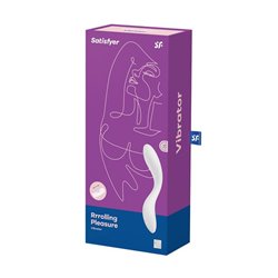 SATISFYER RROLLING PLEASURE VIBRADOR PUNTO G BLANCO 1UN;MUJER