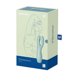 SATISFYER THREESOME 3 VIBRADOR VERDE 1UN;MUJER