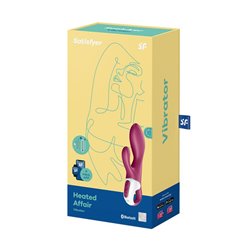 SATISFYER HEATED AFFAIR VIBRADOR EFECTO CALOR CON APP 1UN;MUJER