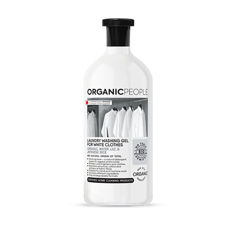 ORGANIC PEOPLE WHITE CLOTHES ORGANIC WATER LILY JAPANESE RICE LAUNDRY WASHING-GEL 200ML;MUJER