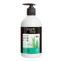 ORGANIC SHOP ALOE MILK JABON DE MANOS JABON DE MANOS SOFTENING 200MLMUJER