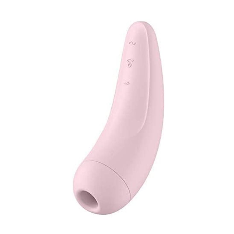 SATISFYER CURVY 2+ ESTIMULADOR ROSADO CON APP Y BLUETOOTH TESTER 1UN;UNISEX