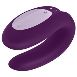 SATISFYER DOUBLE JOY VIBRADOR VIOLETA CON APP Y BLUETOOTH TESTER 1UNUNISEX