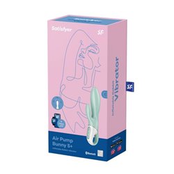 SATISFYER AIR PUMP BOOTY 5+ VIBRADOR ANAL INFLABLE MENTA 1UN;MUJER