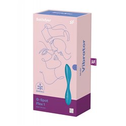 SATISFYER G-SPOT FLEX 1 MULTI-VIBRADOR PETROL 1UN;MUJER