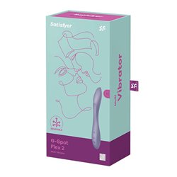 SATISFYER G-SPOT FLEX 2 MULTI-VIBRADOR VIOLETA OSCURO 1UNMUJER