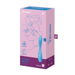 SATISFYER G-SPOT FLEX 4+ MULTI-VIBRADOR AZUL 1UN;MUJER