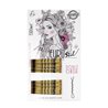 EUROSTIL CABELLO CAJA DE CLIPS DOBLE ONDA BRONZE 24UN;MUJER