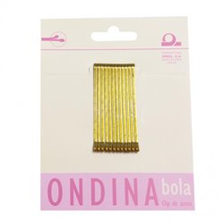 EUROSTIL ONDINA CLIPS 50MM BOLA BRONCE 12UN;MUJER