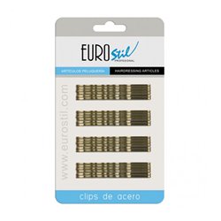 EUROSTIL BRONCE CLIPS ONDINA 70MM 24UNMUJER