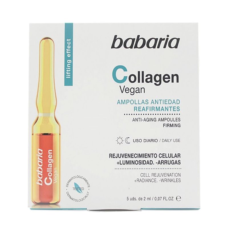 BABARIA COLLAGEN TRATAMIENTO ANTI-EDAD AMPOLLAS 5UN;MUJER