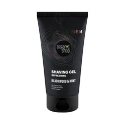 ORGANIC SHOP MEN BLACKWOOD GEL DE AFEITADO REFRESCANTE 150ML;MUJER