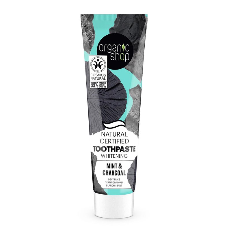 ORGANIC SHOP MINT DENTIFRICO BLANQUEADOR 100GRMUJER