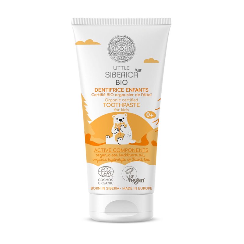 NATURA SIBERICA LITTLE DENTIFRICO NIÑOS BIO 60GR;NIÑOS