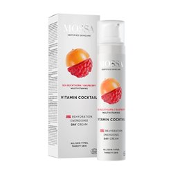 MOSSA VITAMIN COCKTAIL REHYDRATING ENERGISING CREMA DE DIA FRAMBUESA 50ML;MUJER