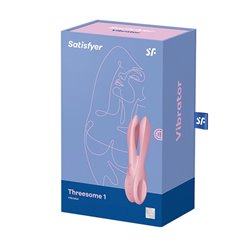 SATISFYER THREESOME 1 VIBRADOR ROSA 1UNMUJER