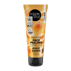 ORGANIC SHOP APRICOT DELICATE PEELING FACIAL PIEL SECA 75ML;MUJER