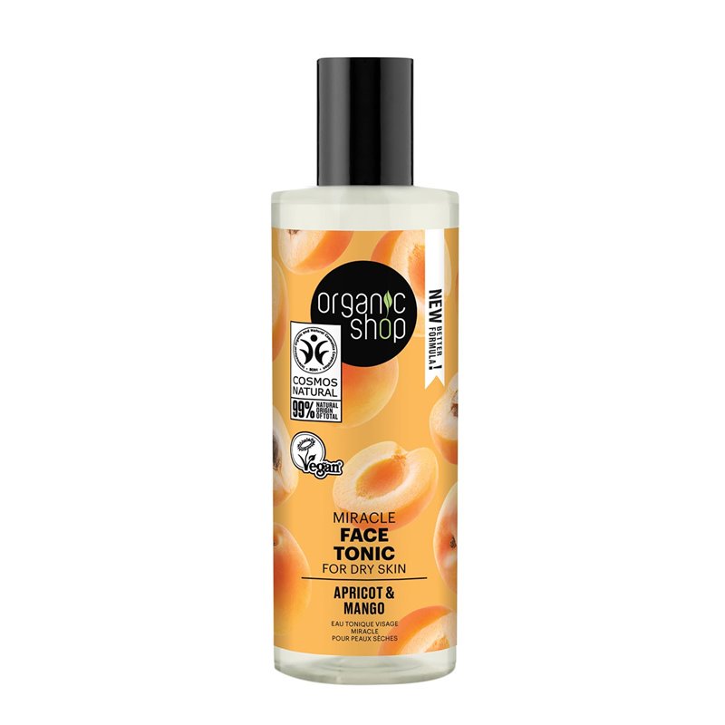 ORGANIC SHOP APRICOT MIRACLE TONICO FACIAL PIEL SECA 150ML;MUJER