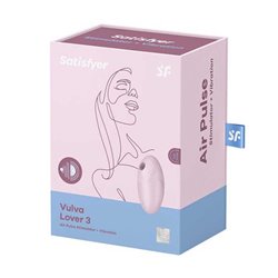 SATISFYER VULVA LOVER 3 AIR PULSE STIMULATOR ROSA 1UN;MUJER