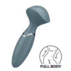 SATISFYER MINI WAND-ER VIBRADOR STONERGREY 1UN;MUJER