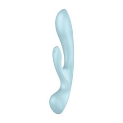 SATISFYER TRIPLE OH! MULTI-VIBRADOR AZUL 1UNMUJER