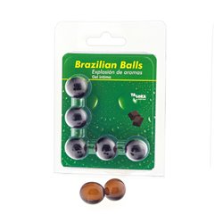 BRAZILIAN BALLS BALLS GEL INTIMO AROMA DE CHOCOLATE 1UN;MUJER