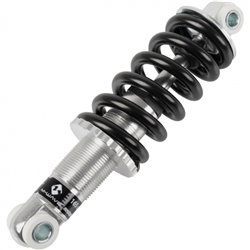 Aluminum rear suspension 165 x 24 mm silver/black