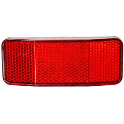 Plastic reflector 50-80 mm red