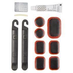 Tire Repair Kit 12-Piece Smart Repair Kit Black