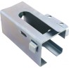 drawbar lock 24 x 11 x 11 cm steel silver