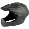 Downhill bicycle helmet unisex matte black size 54-58 cm