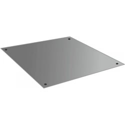 base plate Xpert E132B 60 x 60 cm steel silver