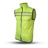 Windbreaker mesh vest usb led neon yellow size XS