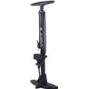 bicycle pump with pressure gauge 11 Bar 61 cm black