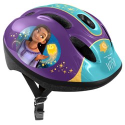 Wish Bicycle Helmet Adjustable Junior Purple/Turquoise size 50-56 cm (S)