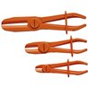 Hose clamp pliers set Ø 0-60 mm 3-piece Orange