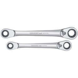 Ring ratchet combination wrench set 63 Possibilities 2-piece