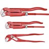 Pliers Kit Pipe Wrench and Water Pump Pliers 3-piece